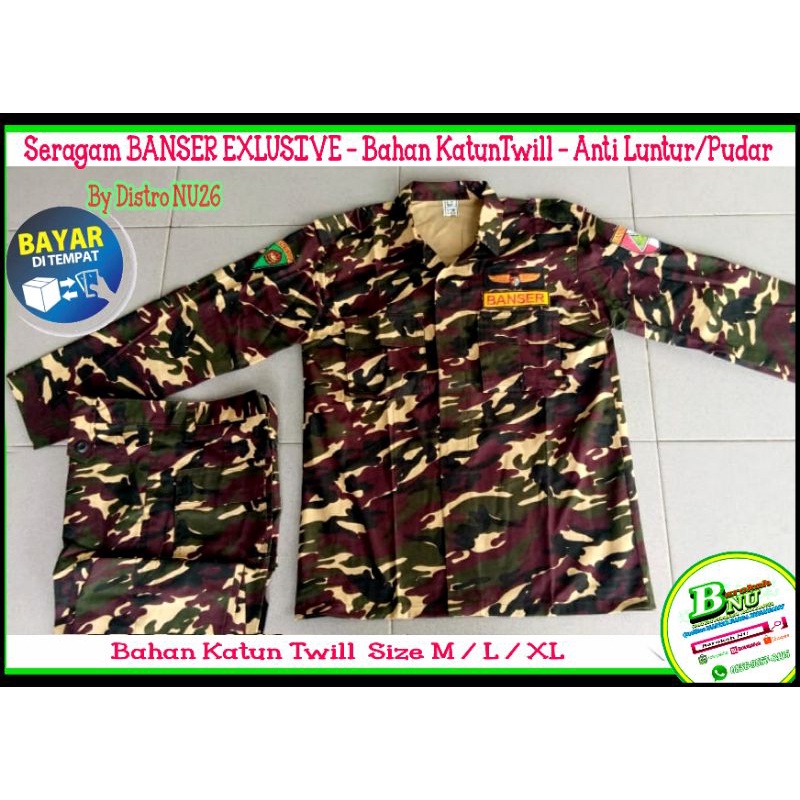 Jual Seragam Banser Baju Banser Pdlbanser Lengkap Baju Banser Nasional Shopee Indonesia