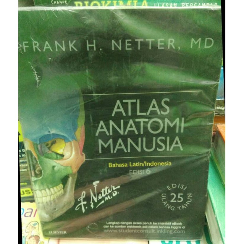 Jual Atlas Anatomi Manusia Bahasa Latin Indonesia Edisi 6 Netter Frank