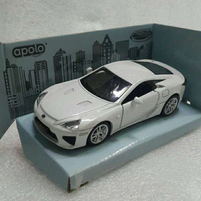 Jual Diecast Mobil Apolo MSZ Lexus LFA Putih | Shopee Indonesia