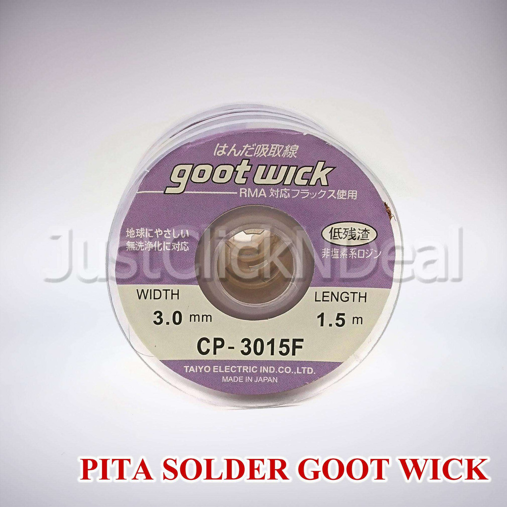 Jual Goot Wick 3 mm Soldering Remover Wick Pita Pembersih Timah Solder