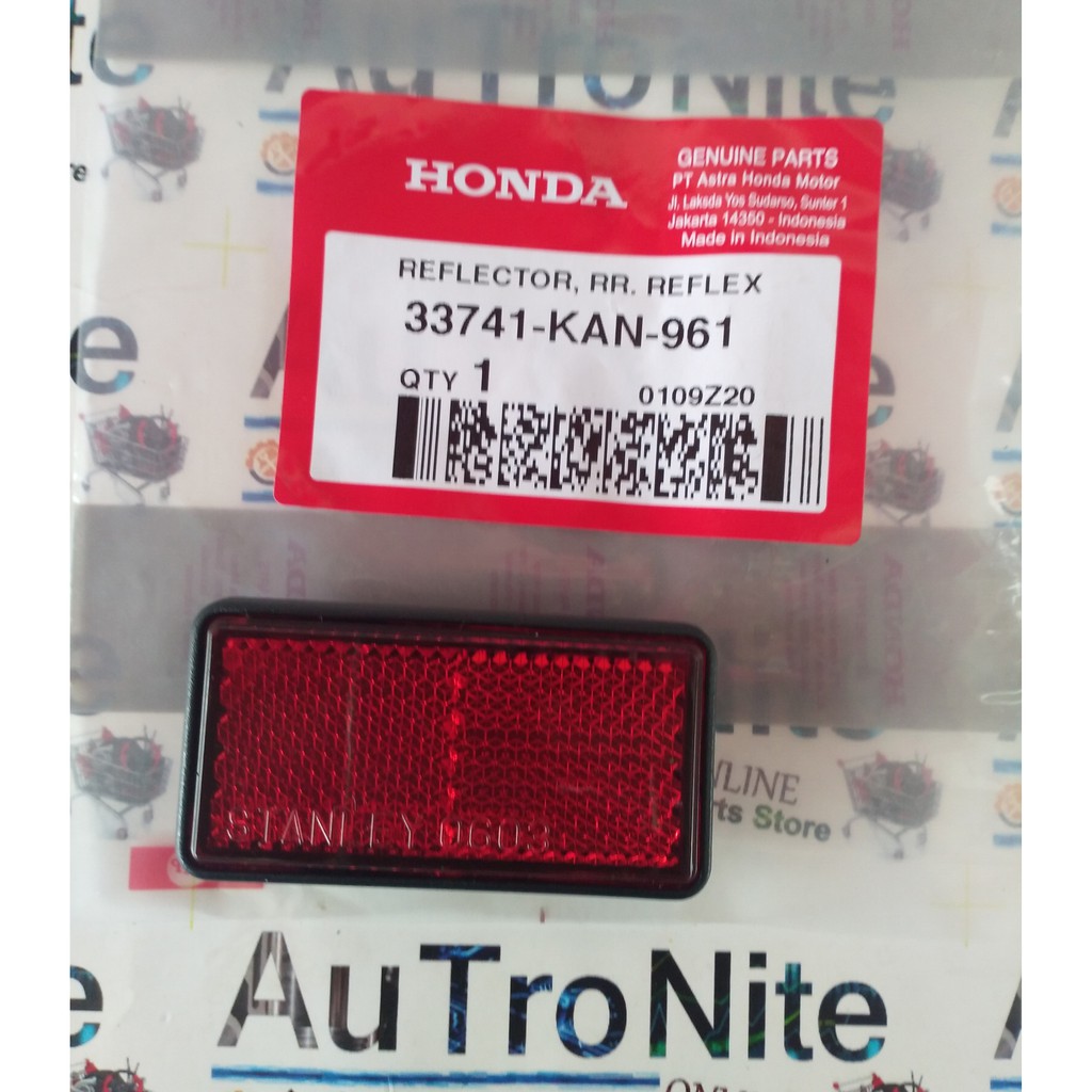 Jual Reflector Rear REFLEX 33741-KAN-961 Mata Kucing Original Honda ...