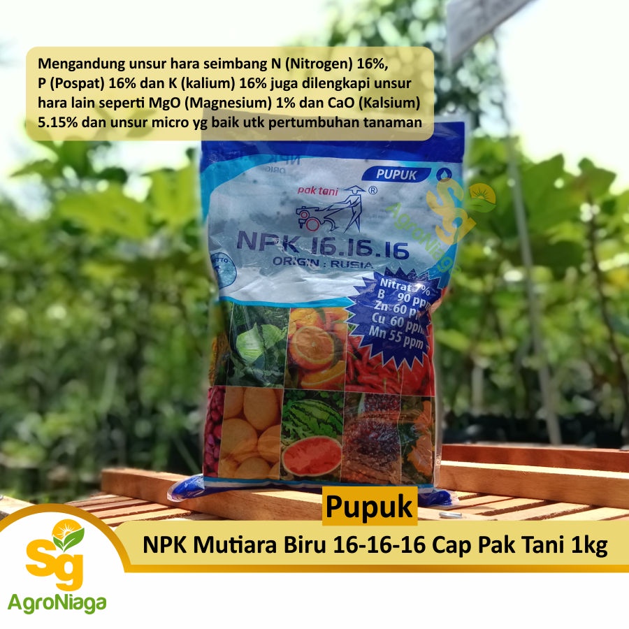 Jual Pupuk Npk Mutiara Cap Pak Tani Kemasan Kg Origin Rusia Shopee Indonesia