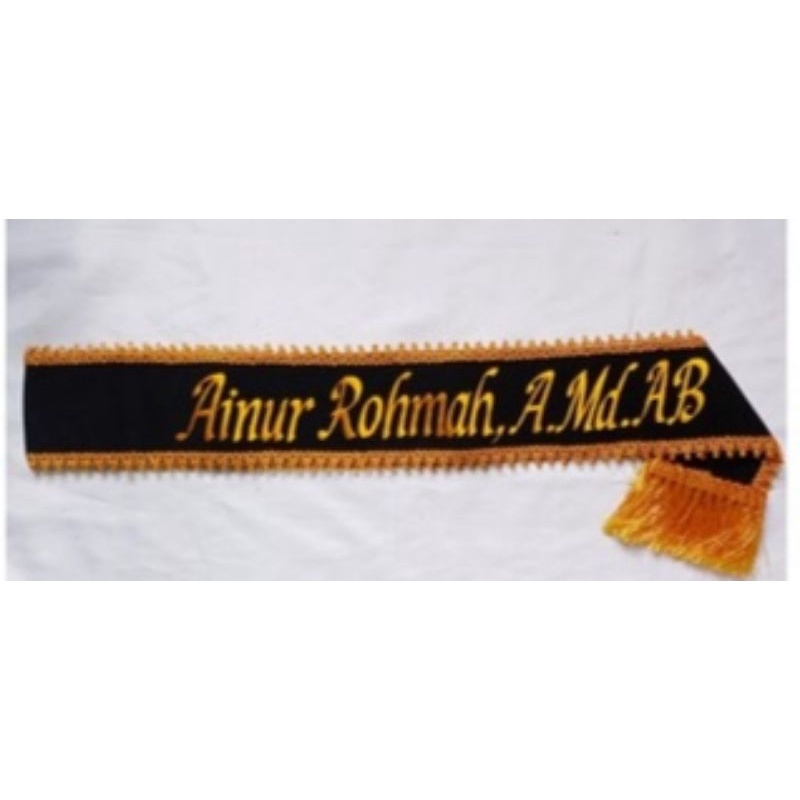 Jual Selempang wisuda bludru. KILAT -Bahan bludru premium- | Shopee ...