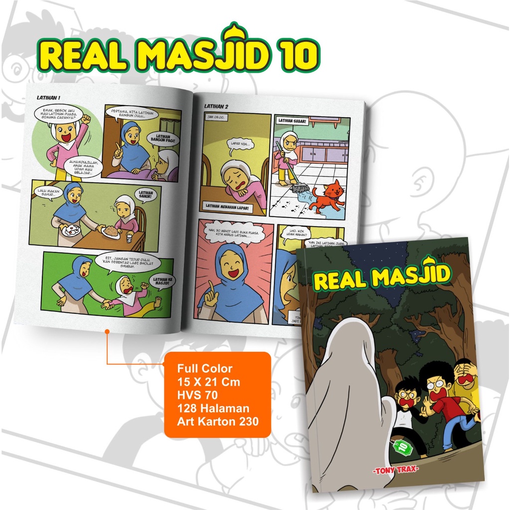 Jual Komik REAL MASJID 10 RM10 dan Muslim United Komik Mini MUKM Buku ...