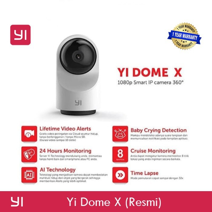 Xiaomi xiaoyi yi store dome cctv 1080p