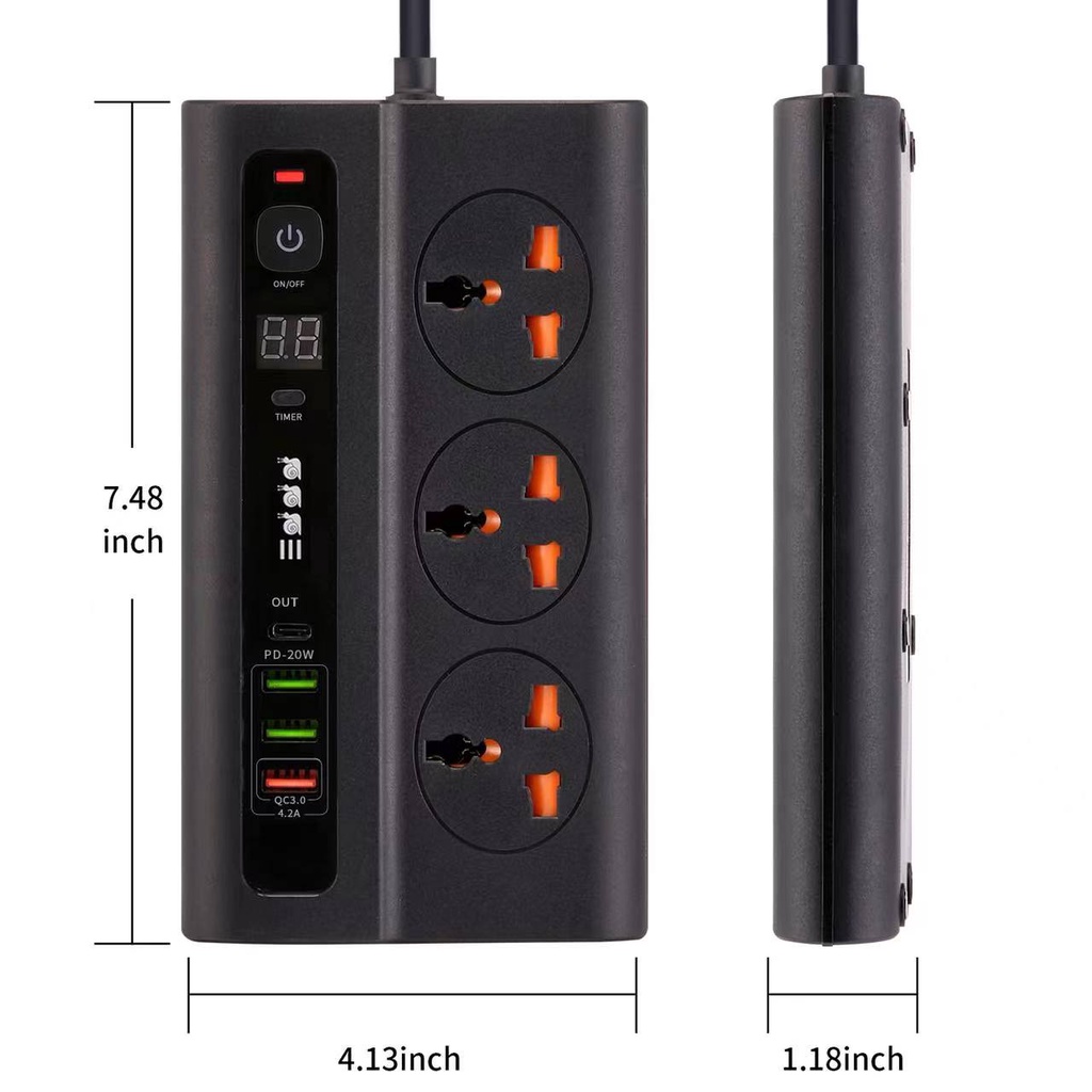 Jual BKL-13 Timer Stop Kontak QualComm Power Socket Qualcomm Fast ...