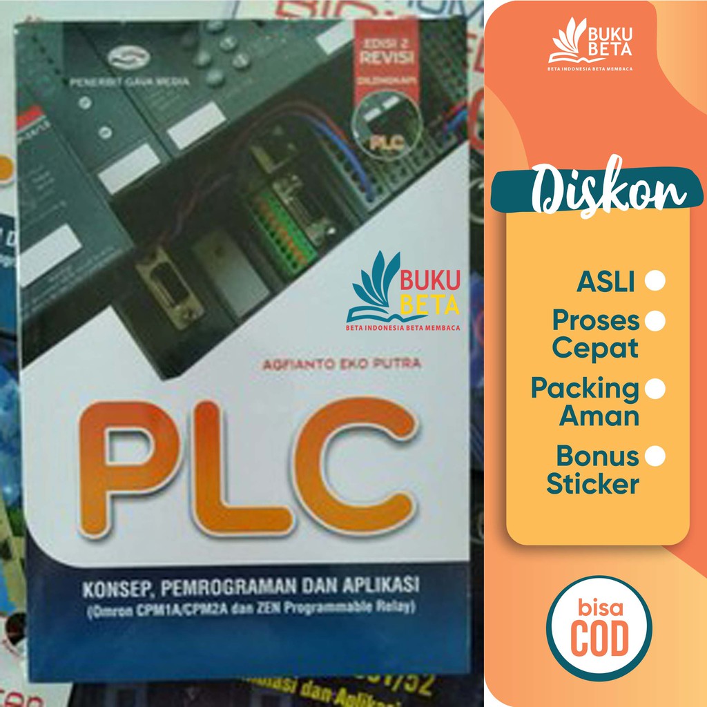 Jual PLC: Konsep, Pemrograman Dan Aplikasi (+ CD) - Agfianto Eko Putra ...