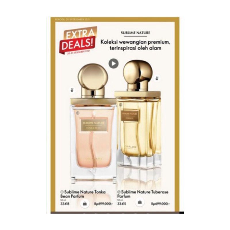 Jual Sublime Nature Tonka Bean Parfum Sublime Nature Tuberose Parfum