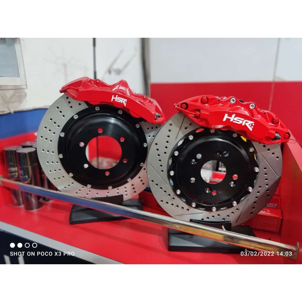 Jual BBK HSR RED DISC BRAKE XPANDER 4 PISTON FRONT 330 X 28 PNP XPANDER ...