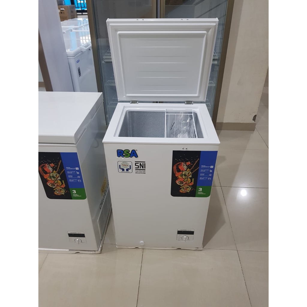 Jual CHEST FREEZER RSA CF-110 100 Liter | Shopee Indonesia