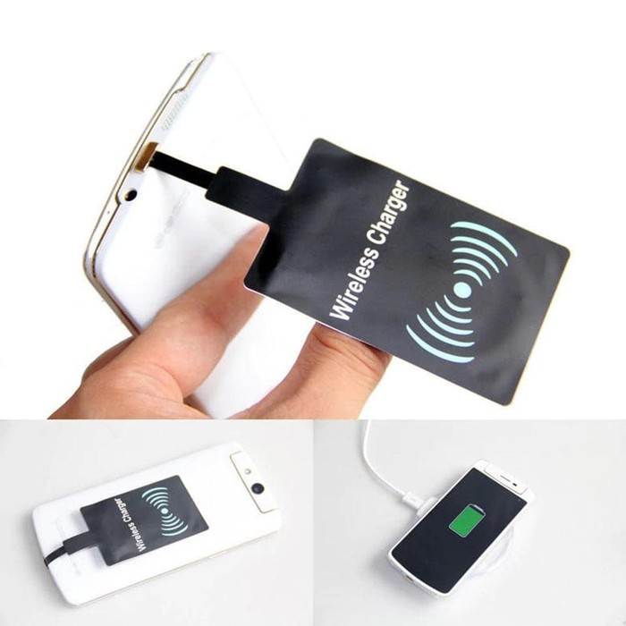 Jual CHARGING RECEIVER QI PAD UBAH Handphone MICRO USB BISA WIRELESS ...