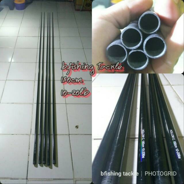 Jual Blank hollow carbon 180cm 10-20lb one piece | Shopee Indonesia