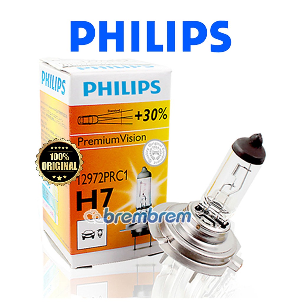 Jual PHILIPS PREMIUM VISION H7 - LAMPU MOBIL | Shopee Indonesia