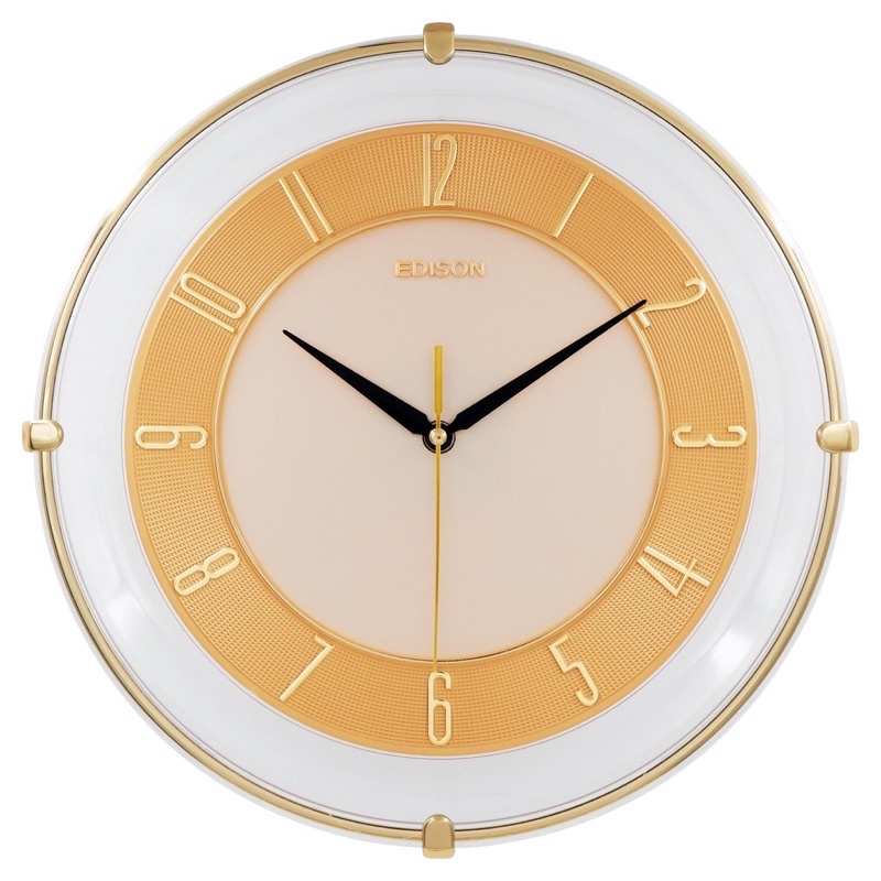 Jual Jam Dinding Edison Sweep EDW - S 331 T8 Chrome Timbul Diameter ...