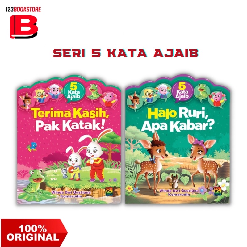 Jual Buku Cerita Anak - Cerita Bergambar - Seri 5 Kata Ajaib | Shopee ...