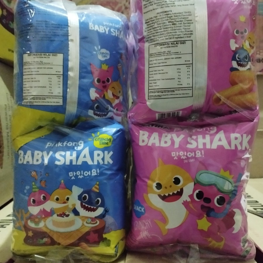 Jual pink fong baby shark snack 30gr | Shopee Indonesia