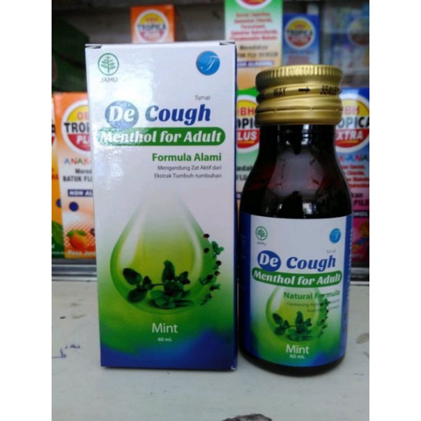 Jual DECOUGH MENTHOL 60 ML,Sirup Obat Batuk Dewasa Tanpa Alkohol