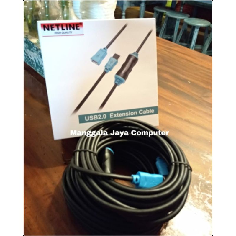 Jual Netline Kabel USB extension Active 20 Meter Kabel USB Perpanjangan ...