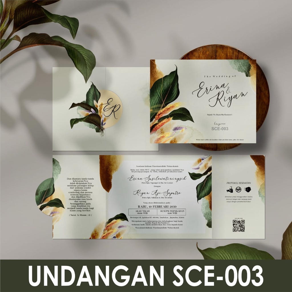 Jual BLANKO BLANGKO UNDANGAN NIKAH KOSONG SCE 003 | Shopee Indonesia