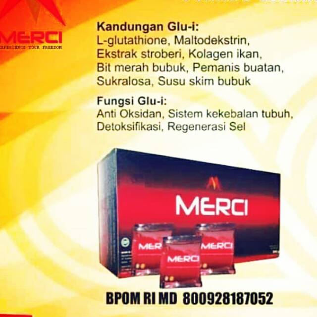 Jual Merci glu _i(1 box 23 sachet) | Shopee Indonesia