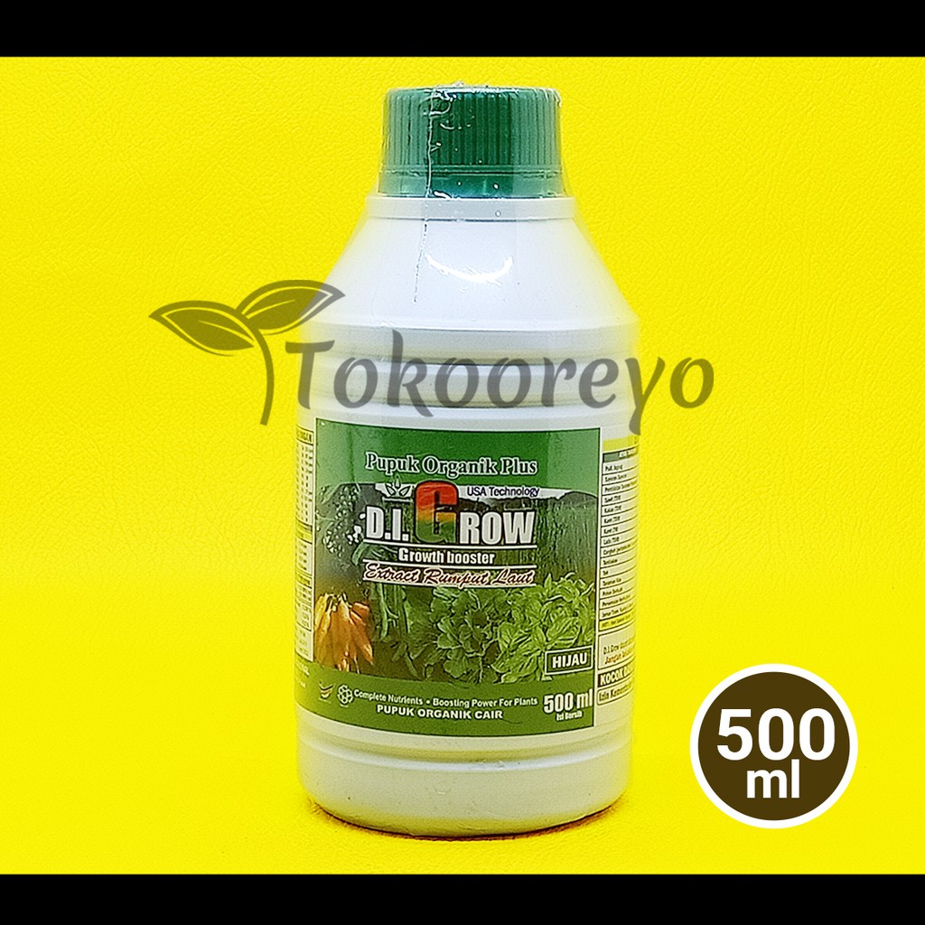 Jual PUPUK ORGANIK PLUS DI GROW HIJAU 500 ML CAIR DIGROW | Shopee Indonesia