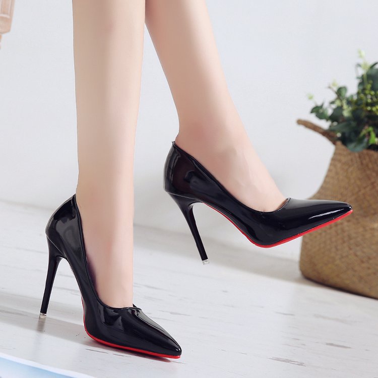 Jual Sepatu Pesta Perempuan High Heels 10cm Sepatu Kerja Wanita Import