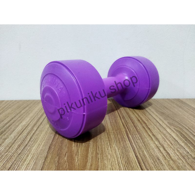 Jual dumbel stamina 3kg ungu violet dumbell dumble barbel burble ...