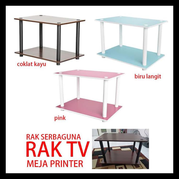 Jual Meja Tv Rak Meja Minimalis Rak Buku Rak Tv Meja Printer Biru