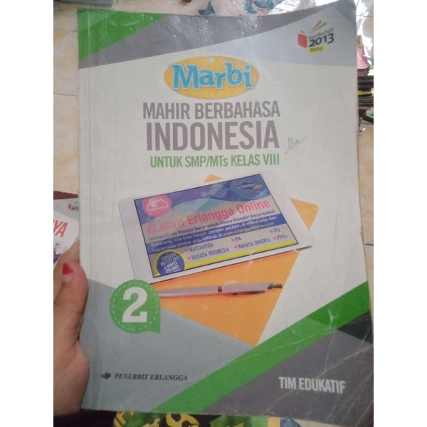 Jual Buku Marbi Mahir Berbahasa Indonesia Untuk SMP Kelas 2 Kurikulum ...