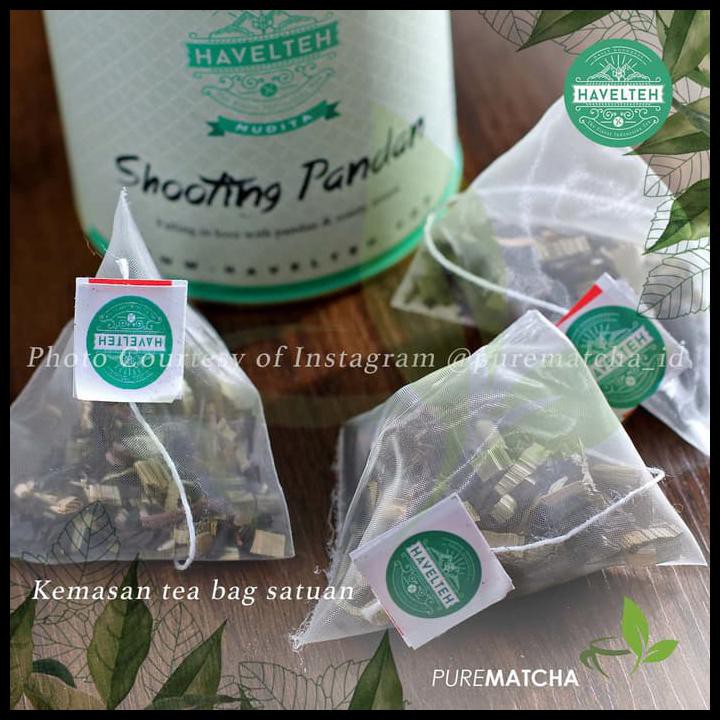 Jual Havel Teh - Soothing Pandan With Houjicha Roasted Green Tea Blend ...