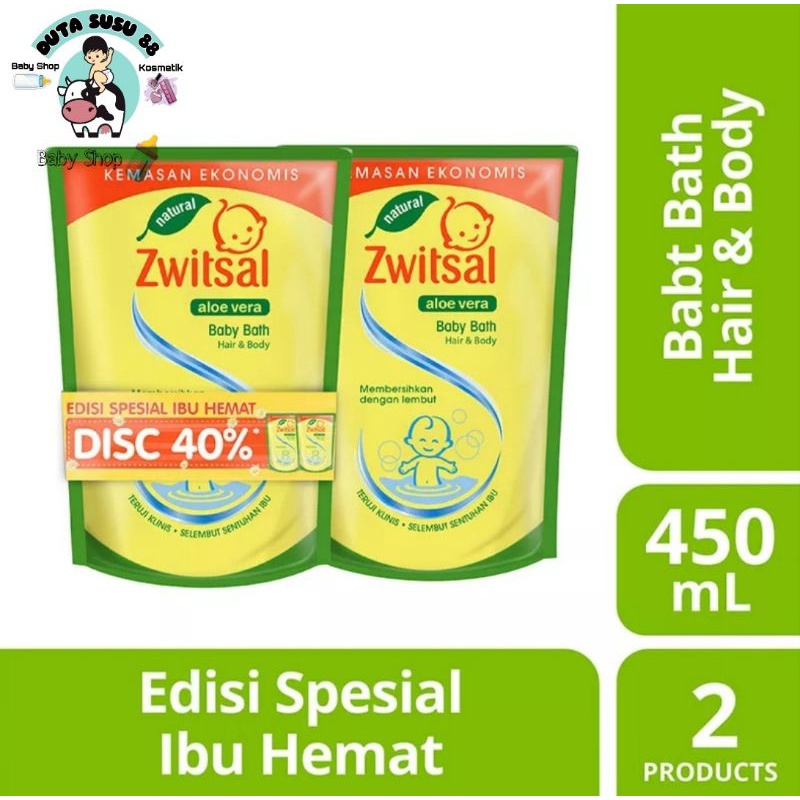 Jual Zwitsal 2in1 Hair & Body Twin Pack/450ml/600ml | Shopee Indonesia
