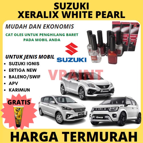 Jual CAT MOBIL SUZUKI PUTIH METALIK ERTIGA,BALENO,IGNIS,APV,SWIF,DLL