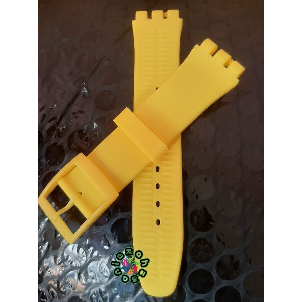 Jual Strap Tali Jam Swatch Karet Rubber Silicone 17mm 19mm Shopee