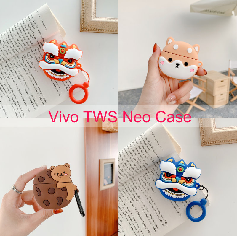 Jual Vivo Tws Neo Case Silikon Lembut Kue Imut Beruang Telinga