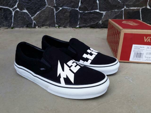 Jual Vans x Metallica Classic Slip on Shopee Indonesia