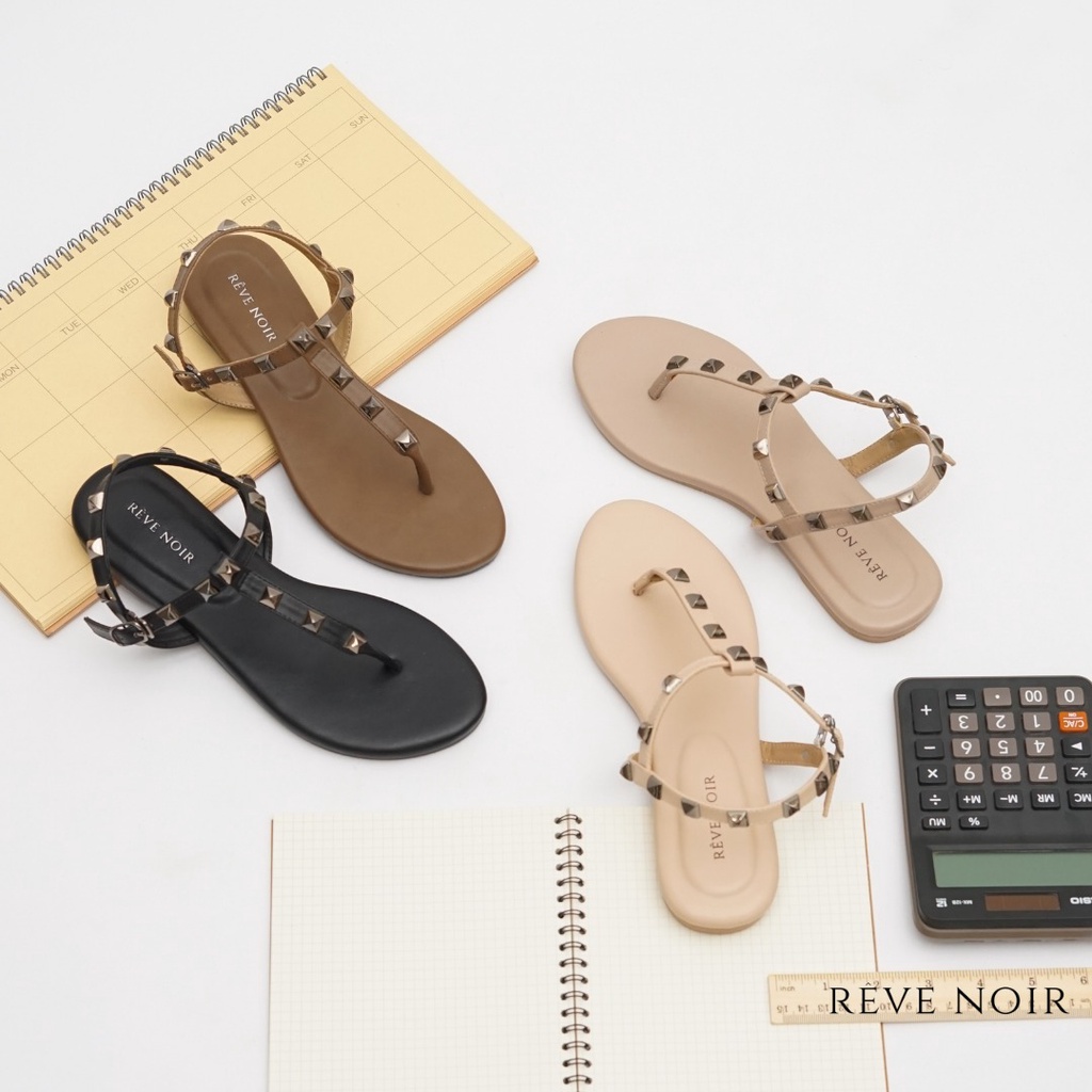 Jual REVE NOIR Rinne Sandal Teplek Wanita | Shopee Indonesia