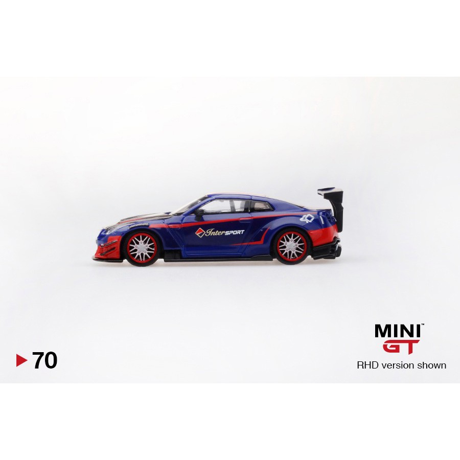 MINI GT x INTERSPORT 1/64 #70 Nissan GT-R LB Works Type 2