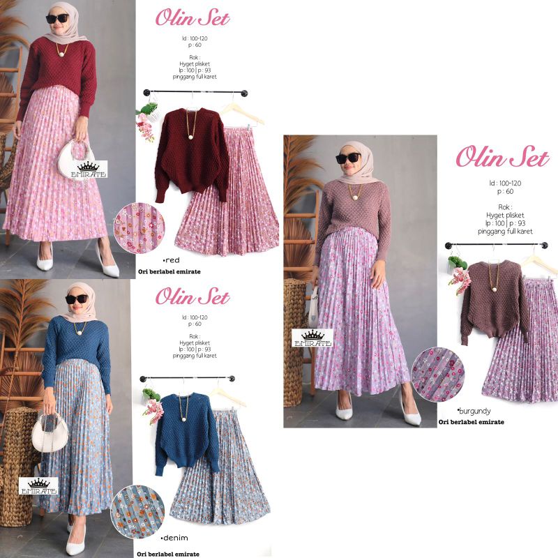 Jual Olin Set Setelan Rok Wanita | Shopee Indonesia