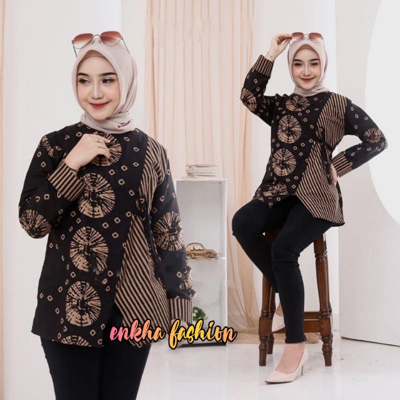 Jual Batik Wanita | Batik Kerja Wanit | Batik Wanita Modern | Baju ...