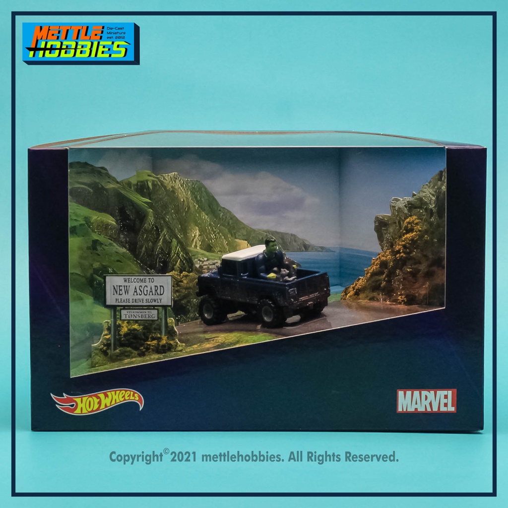 Jual Hot Wheels 2020 SDCC Land Rover Defender Series III Pickup Marvel ...