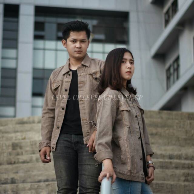 Jaket jeans denim store couple