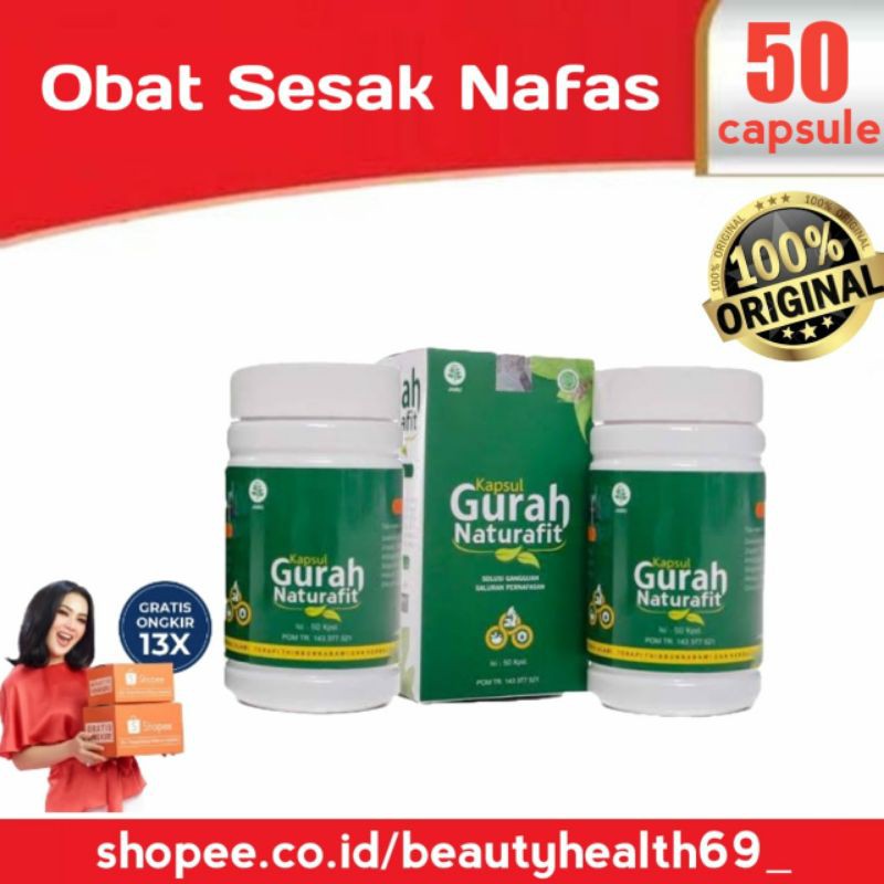 Jual Gurah Bronfit Original Naturafit Kapsul Herbal Untuk Pernafasan ...