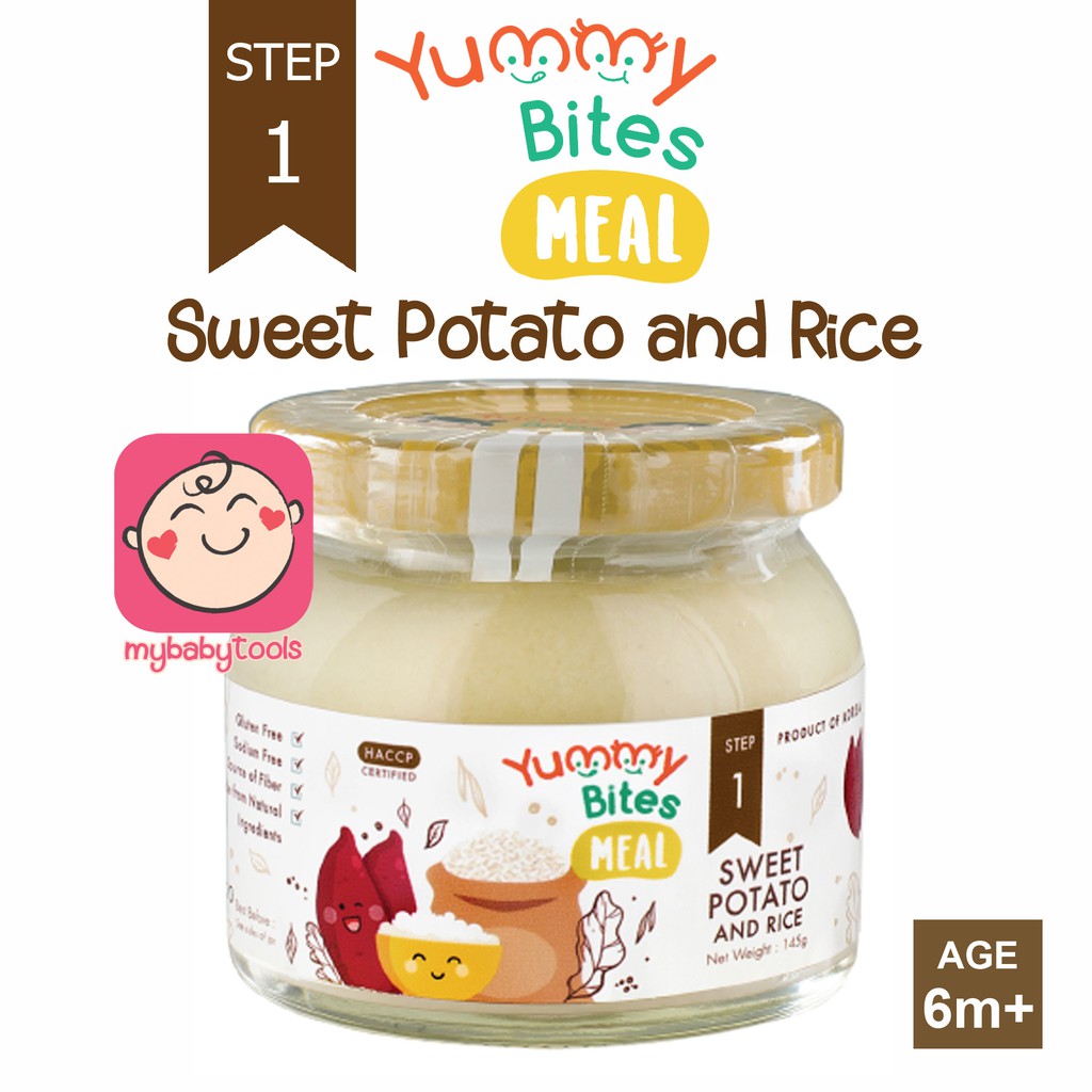 Jual YUMMY BITES MEAL STEP 1 STEP 2 STEP 3 145gr JAR BOTOL KACA ...