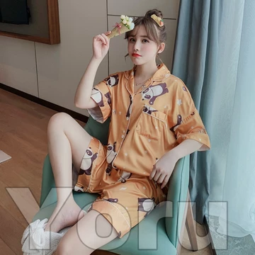Pamelo Piyama Import HP Satin Fashion Wanita Baju Tidur Import Saten Piyama Satin Import Piyama