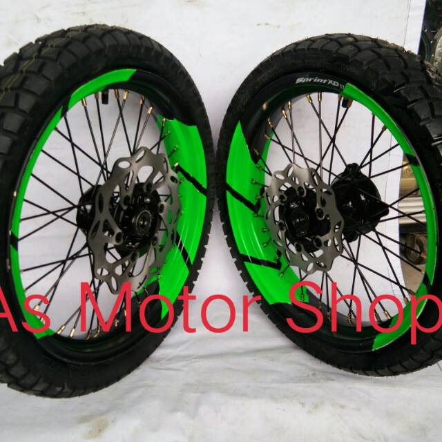 Jual Velg Super Moto Klx Dtracker Tromol Free Cakram Plus Ban