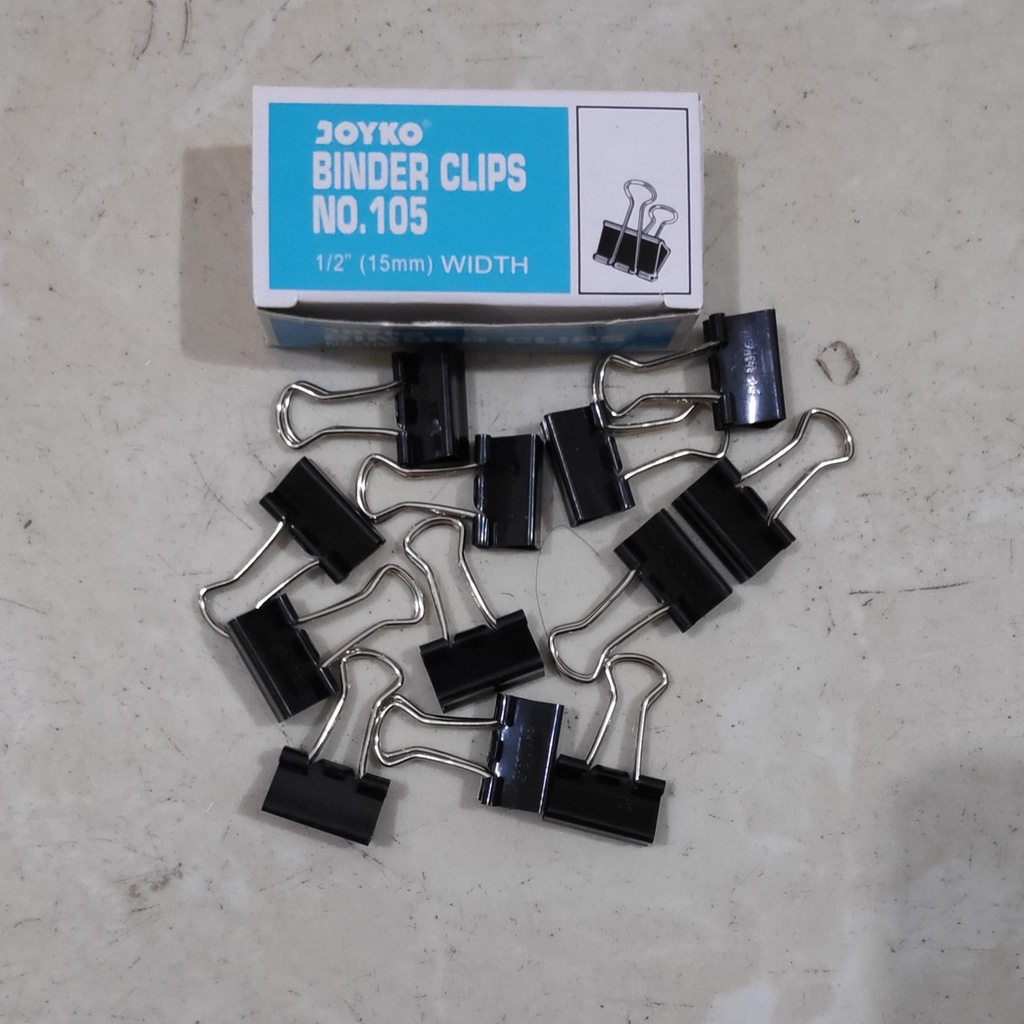 Jual Binder Klip No 105, Paperclip, klip kertas,Klip foto | Shopee ...