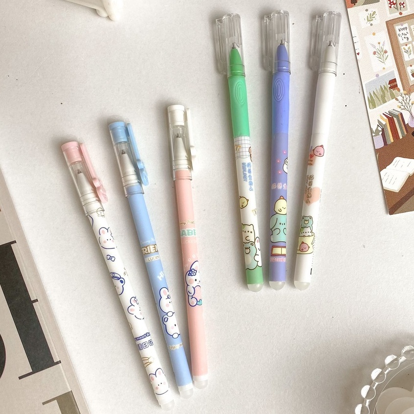Jual GROSIR 4 / 8 / 12 pcs / 1 Lusin Erasable Pen / Pulpen Bisa Dihapus ...