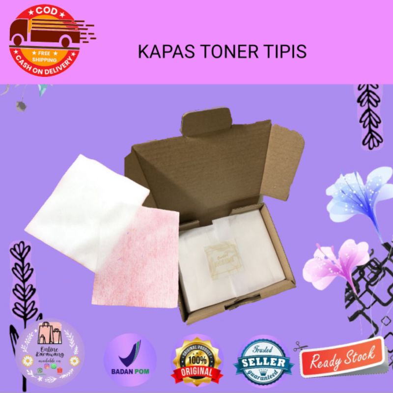 Jual KAPAS TONER BOX 100 LEMBAR / KAPAS TIPIS 100 LEMBAR KEMASAN BOX ...