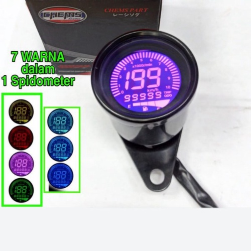 Jual Dijual speedometer digital spidometer digital bulat kecil