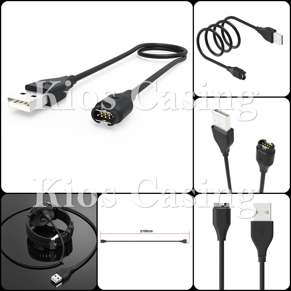 Jual Kabel Charger USB Cable Garmin Fenix 5 5S 5X Plus - 6 6S 6X Pro ...